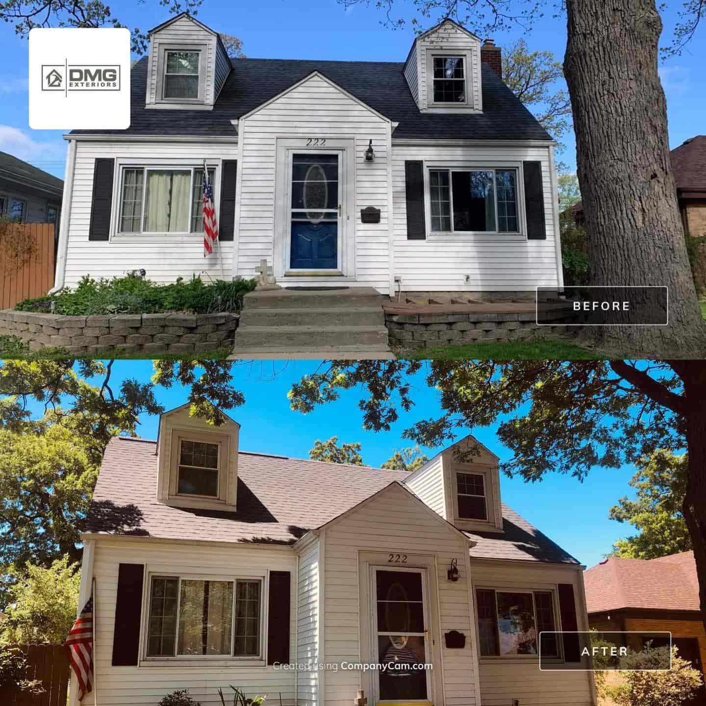 Before and After Roof & Siding Replacement in Indiana | DMG Exteriors